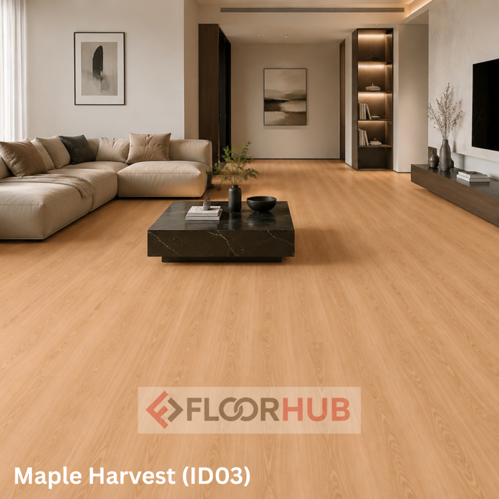 spc flooring maple harvest
